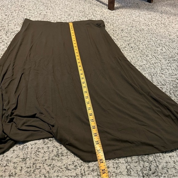 Eileen Fisher Green Maxi Skirt Size Large - Picture 7 of 7